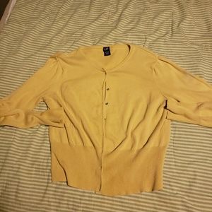 Butter yellow cardigan